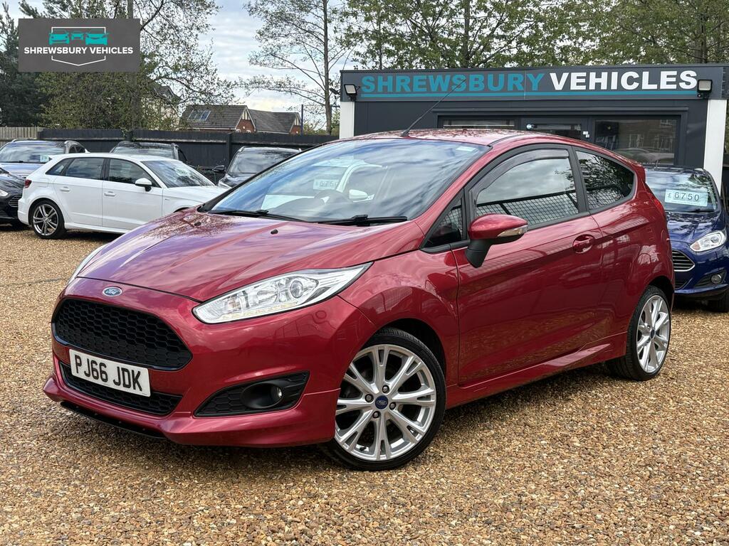 Ford Fiesta 1.0T Ecoboost Zetec S Hatchback PJ66JDK Red #3