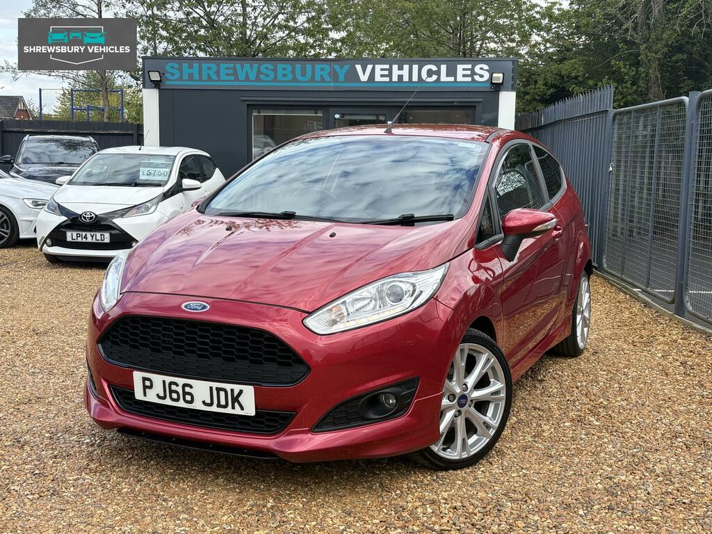 Ford Fiesta 1.0T Ecoboost Zetec S Hatchback PJ66JDK Red #2