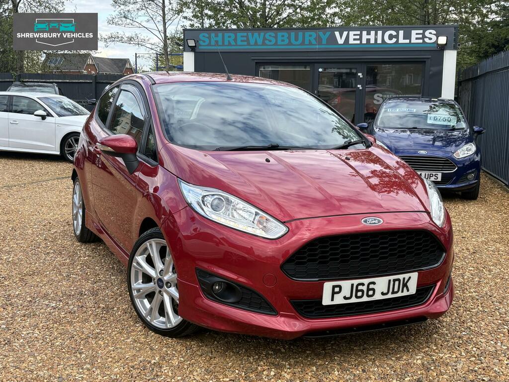 Ford Fiesta 1.0T Ecoboost Zetec S Hatchback PJ66JDK Red #5