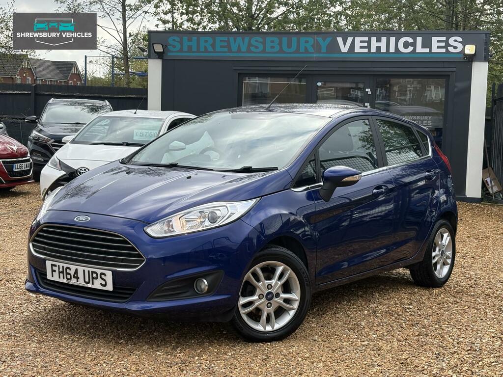 Ford Fiesta 1.25 Zetec Hatchback Euro 5 82 Blue