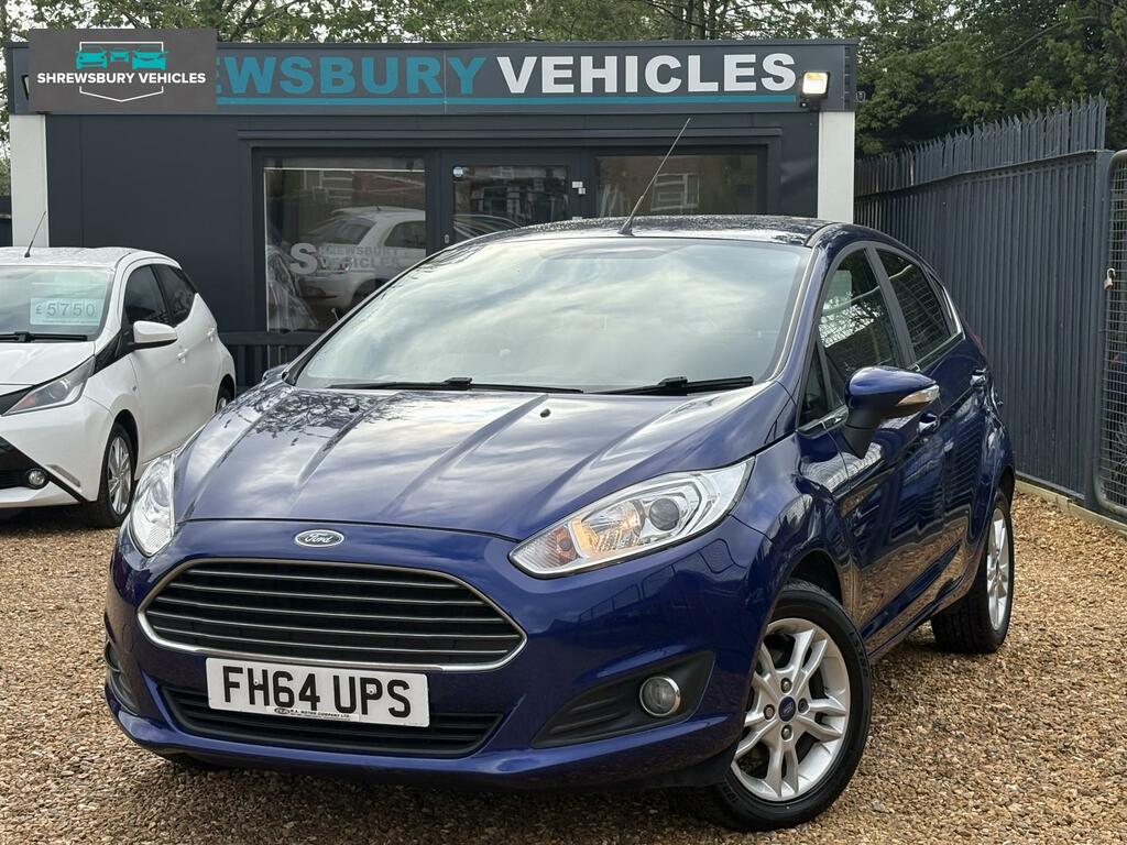 Ford Fiesta 1.25 Zetec Hatchback Euro 5 82 FH64UPS Blue #2