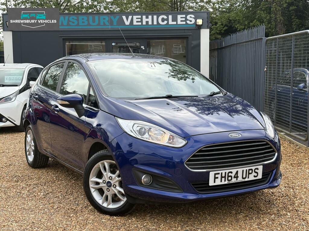 Ford Fiesta 1.25 Zetec Hatchback Euro 5 82 FH64UPS Blue #4