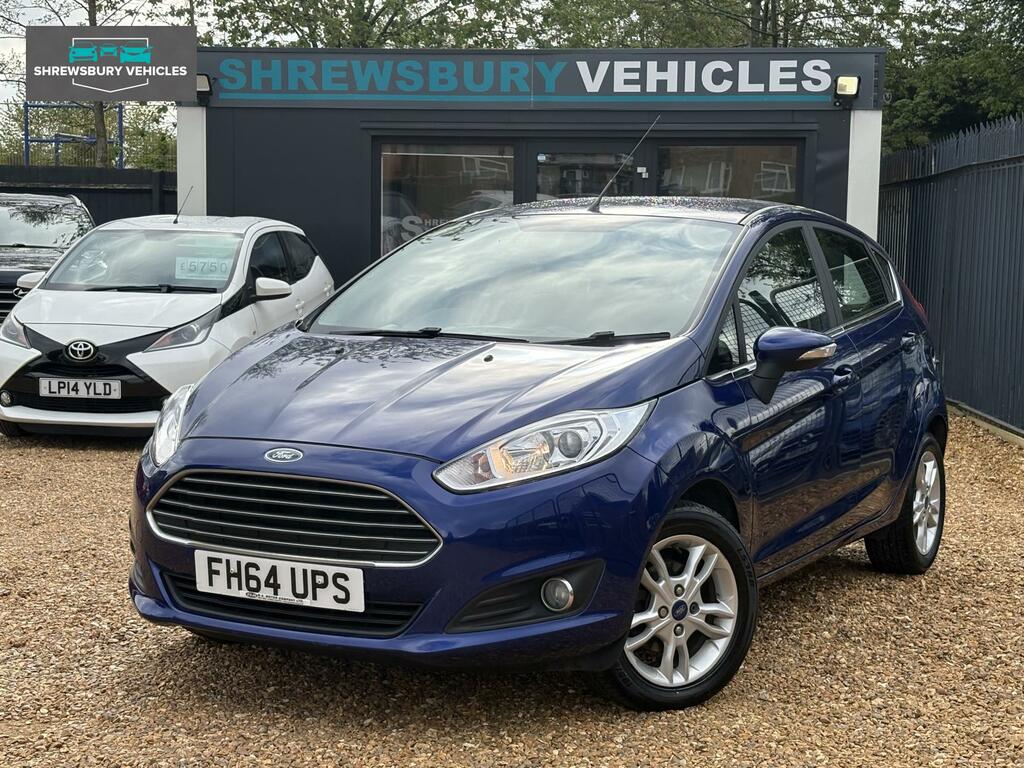 Ford Fiesta 1.25 Zetec Hatchback Euro 5 82 FH64UPS Blue #3