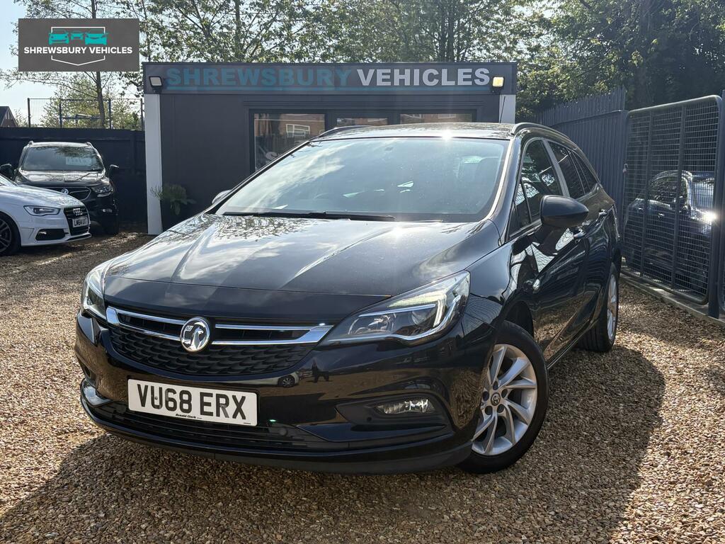 Vauxhall Astra 1.6 Cdti Ecotec Blueinjection Tech Line Nav Sports VU68ERX Black #2