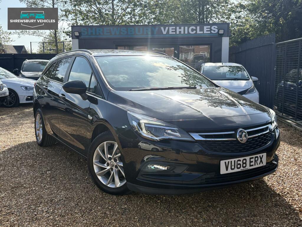 Vauxhall Astra 1.6 Cdti Ecotec Blueinjection Tech Line Nav Sports VU68ERX Black #4