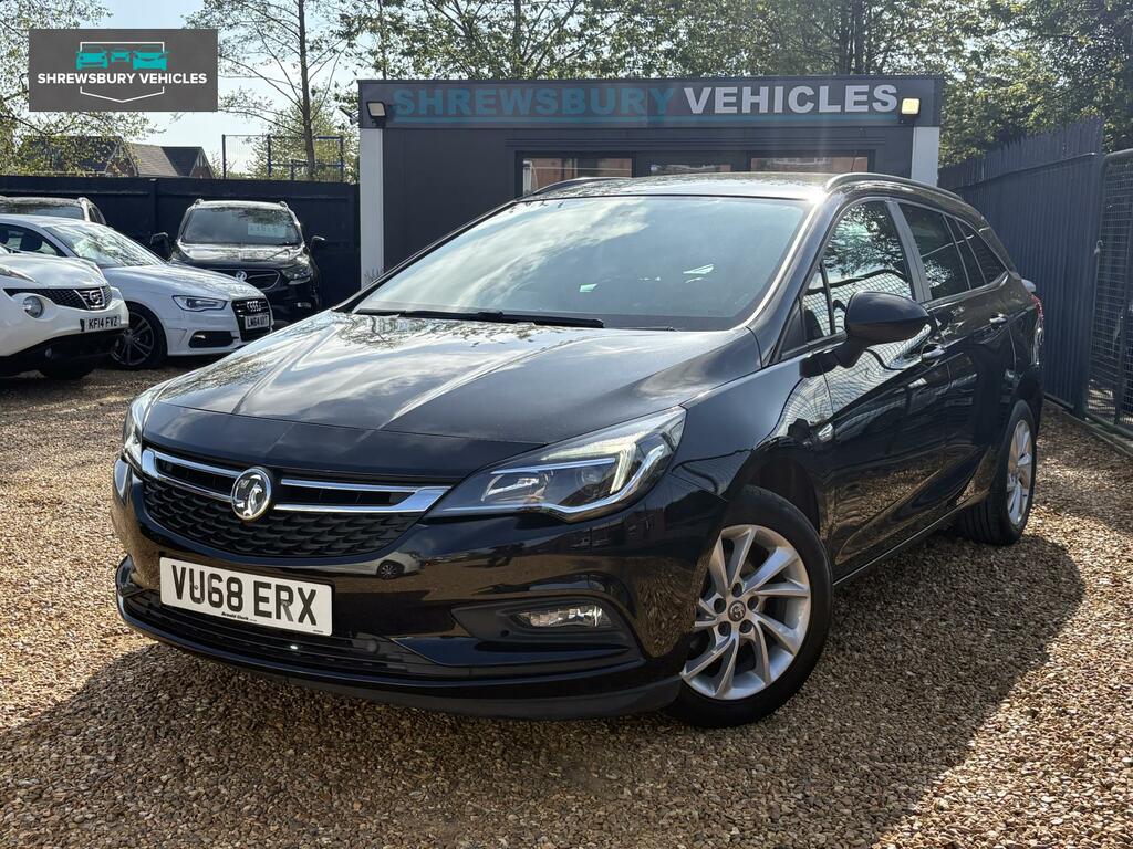Vauxhall Astra 1.6 Cdti Ecotec Blueinjection Tech Line Nav Sports Black