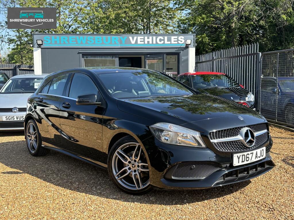 Mercedes-Benz A Class 1.5 A180d Amg Line Hatchback 7G-dct Eur YD67AJO Black #4