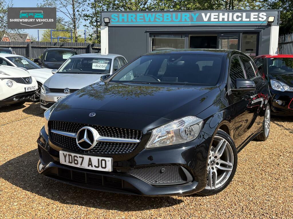 Mercedes-Benz A Class 1.5 A180d Amg Line Hatchback 7G-dct Eur YD67AJO Black #2
