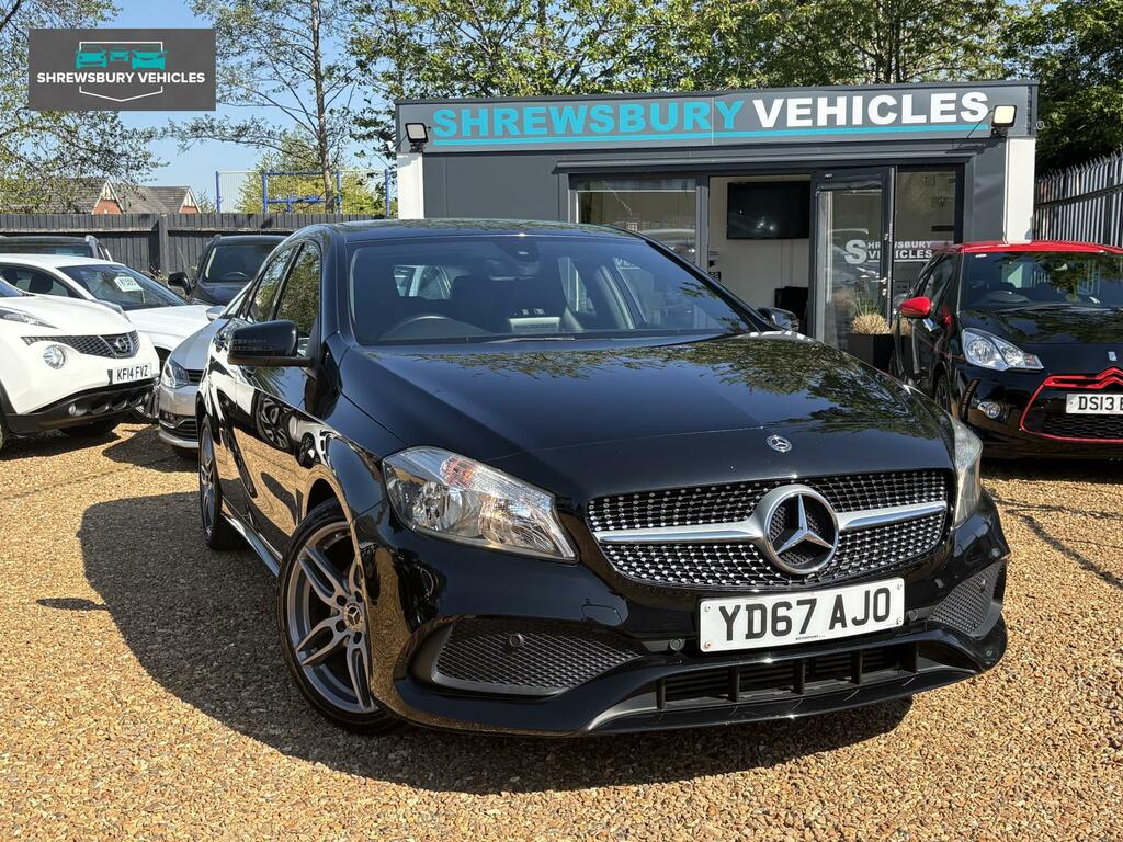 Mercedes-Benz A Class 1.5 A180d Amg Line Hatchback 7G-dct Eur YD67AJO Black #5