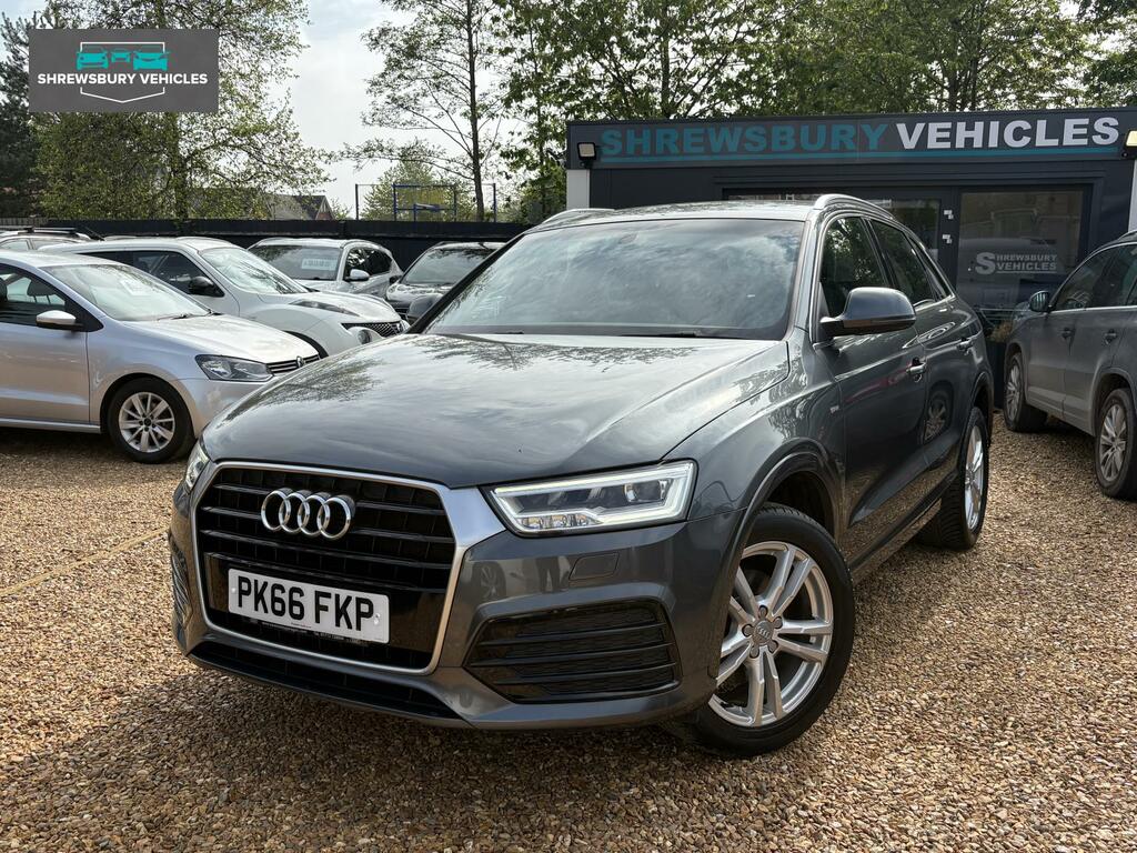 Audi Q3 2.0 Tdi S Line Suv Euro 6 S S PK66FKP Grey #2