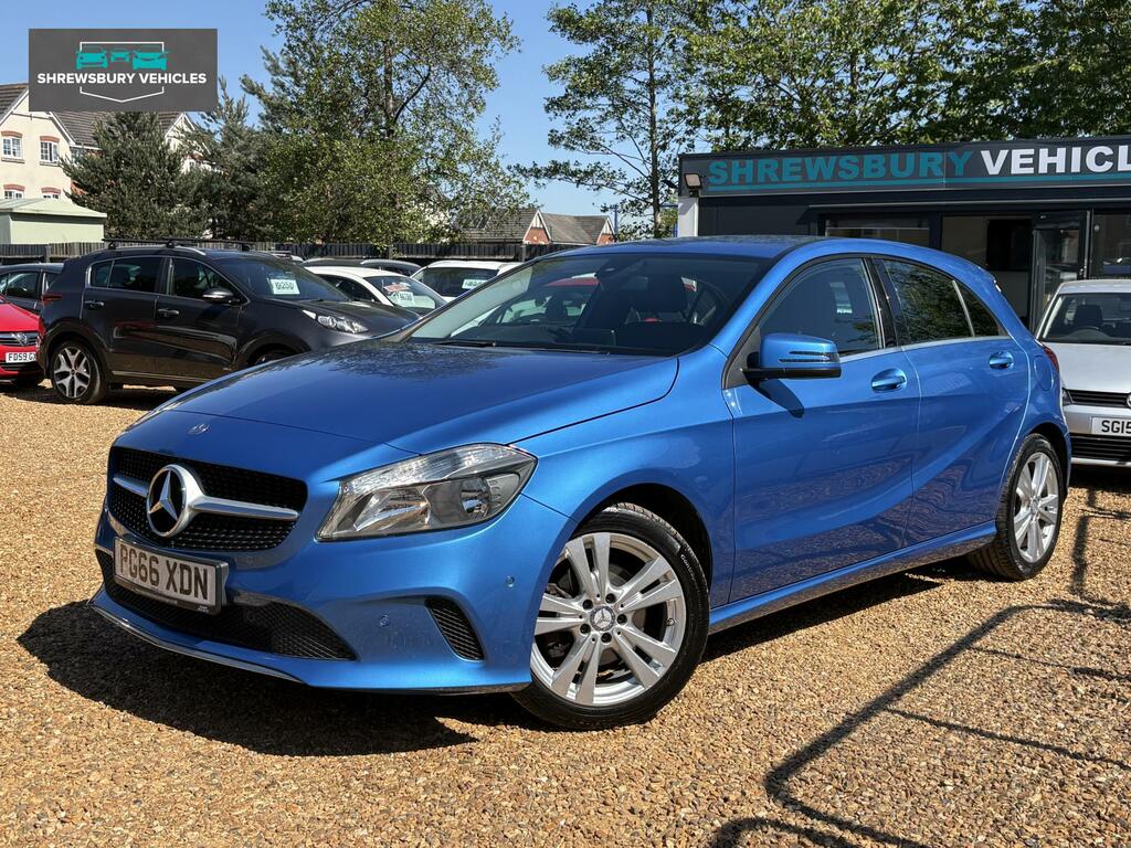 Mercedes-Benz A Class 1.6 A160 Sport Executive Hatchback Ma PG66XDN Blue #3