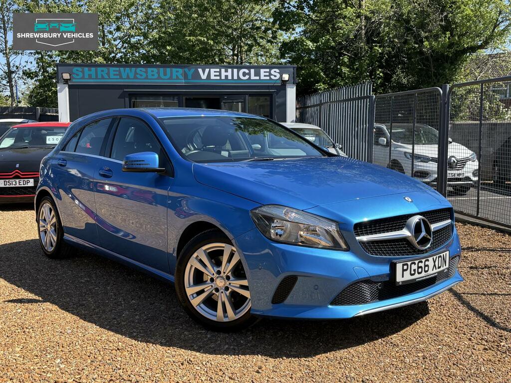 Mercedes-Benz A Class 1.6 A160 Sport Executive Hatchback Ma PG66XDN Blue #6