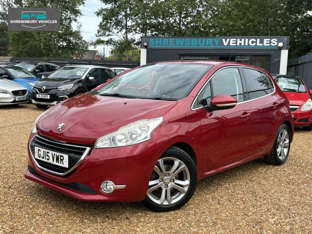 Peugeot 208 1.2 Vti Puretech Allure Hatchback Manua GJ15VWR Red #3