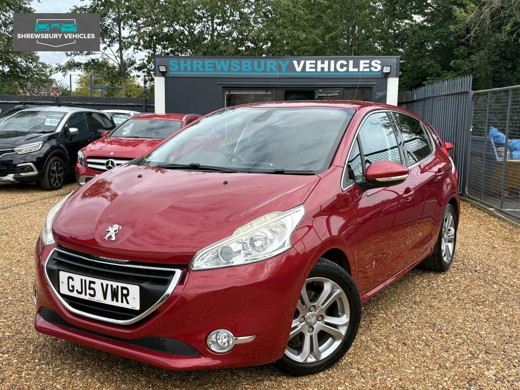Peugeot 208 1.2 Vti Puretech Allure Hatchback Manua Red