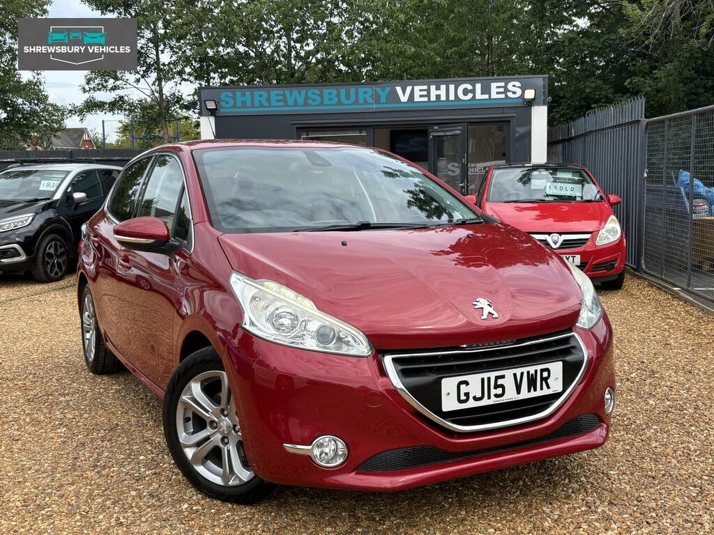 Peugeot 208 1.2 Vti Puretech Allure Hatchback Manua GJ15VWR Red #6