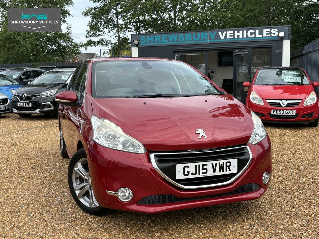 Peugeot 208 1.2 Vti Puretech Allure Hatchback Manua GJ15VWR Red #5
