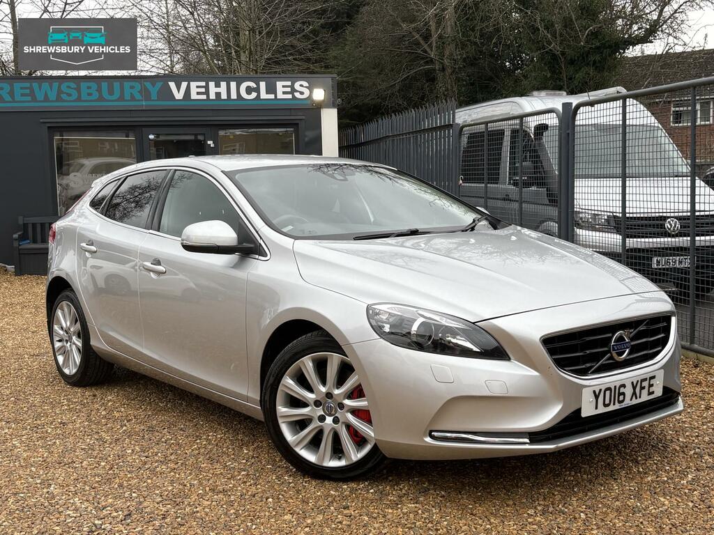 Volvo V40 2.0 D2 Se Lux Nav Hatchback Euro 6 Silver #6