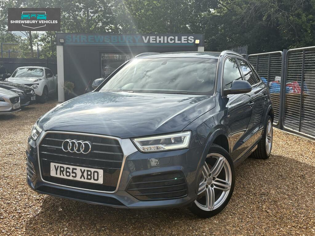 Audi Q3 2.0 Tdi S Line Plus Suv Quattro YR65XBO Blue #2