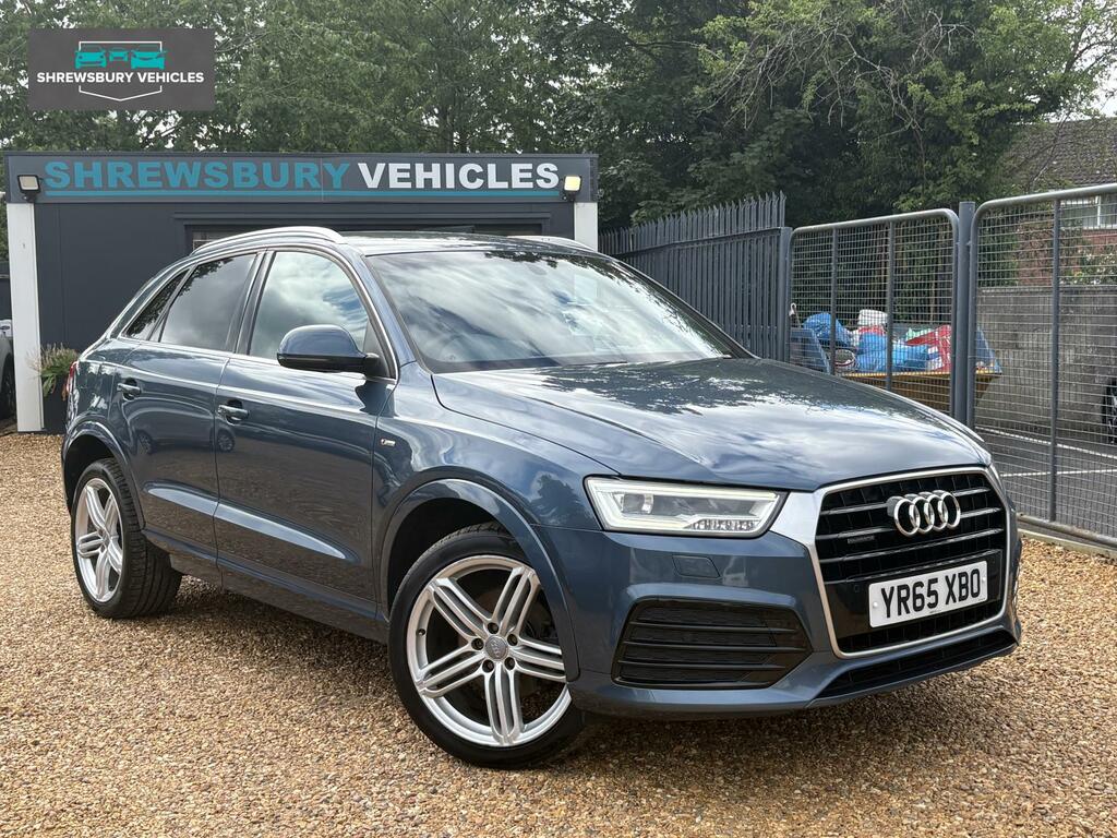 Audi Q3 2.0 Tdi S Line Plus Suv Quattro YR65XBO Blue #4