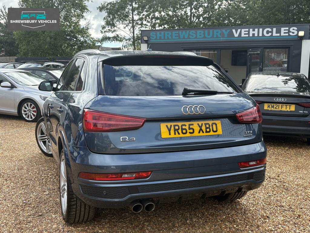 Audi Q3 2.0 Tdi S Line Plus Suv Quattro YR65XBO Blue #6