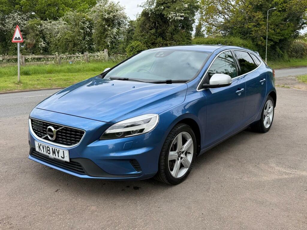 Volvo V40 Hatchback 1.5 T3 R-design Euro 6 Ss 2 KY18MYJ Blue #5