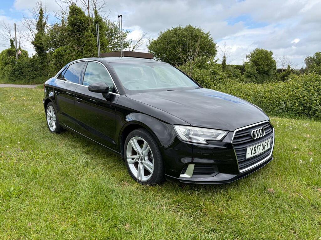 Audi A3 Saloon 2.0 Tdi Sport Euro 6 Ss 201717 YB17UPY Black #4