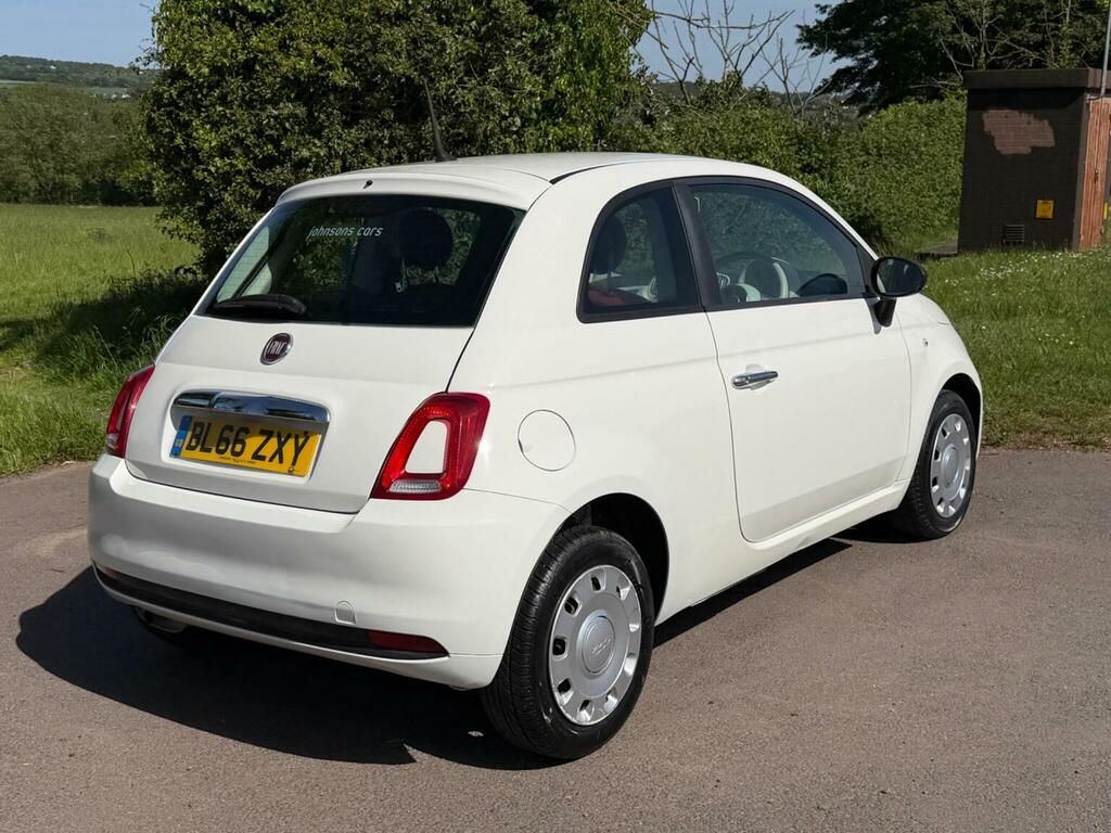 Fiat 500 Hatchback 1.2 Pop Euro 6 Ss 201666 BL66ZXY White #2