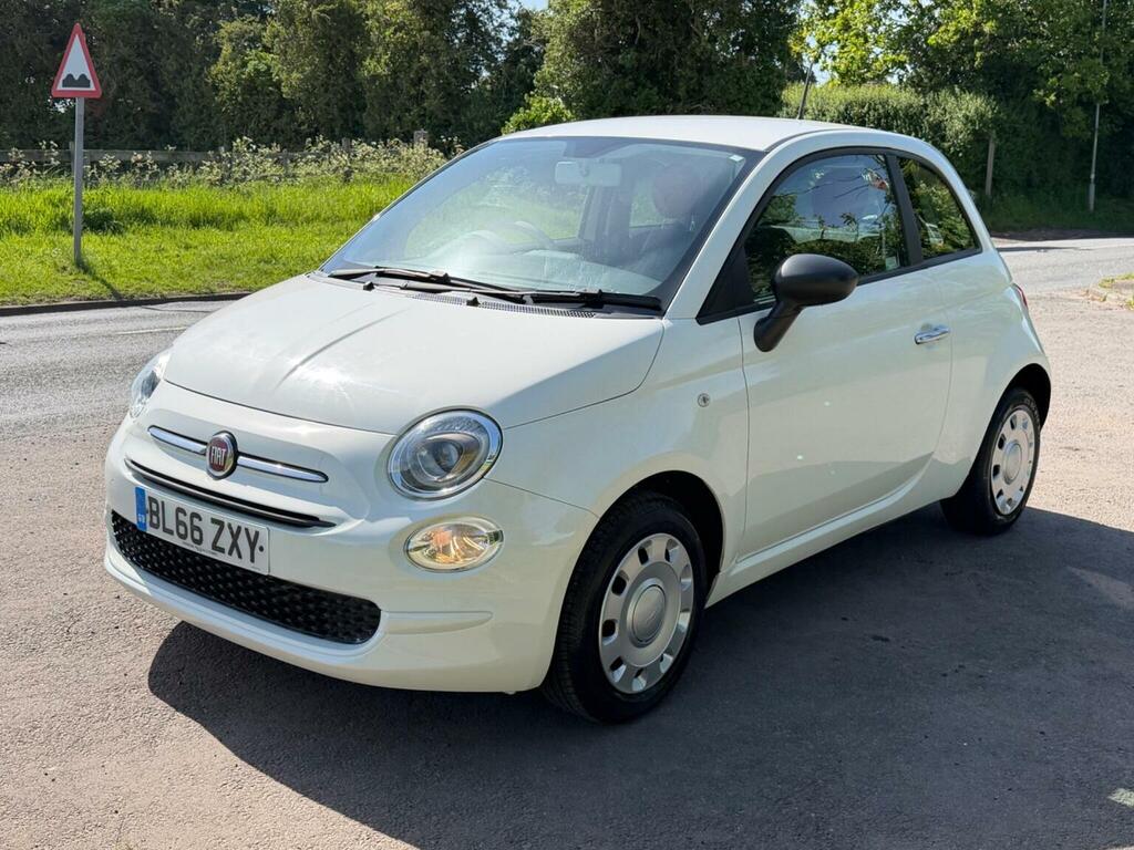 Fiat 500 Hatchback 1.2 Pop Euro 6 Ss 201666 BL66ZXY White #5