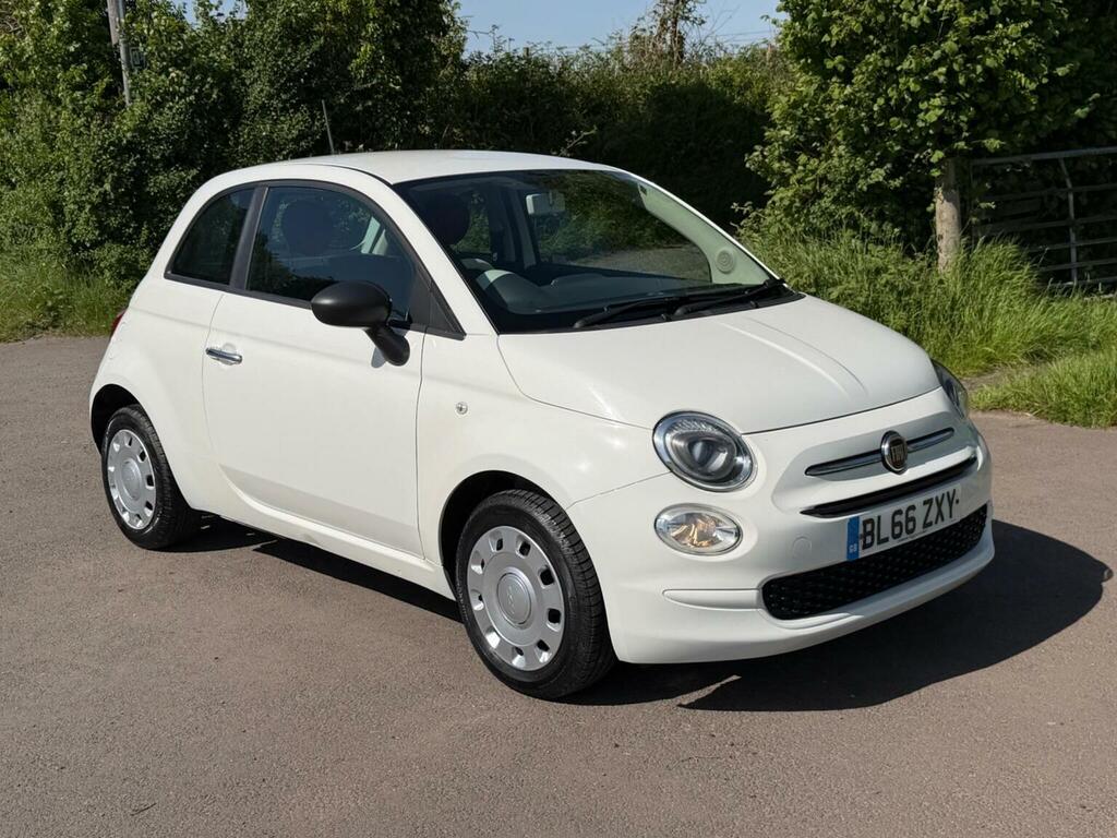 Fiat 500 Hatchback 1.2 Pop Euro 6 Ss 201666 White