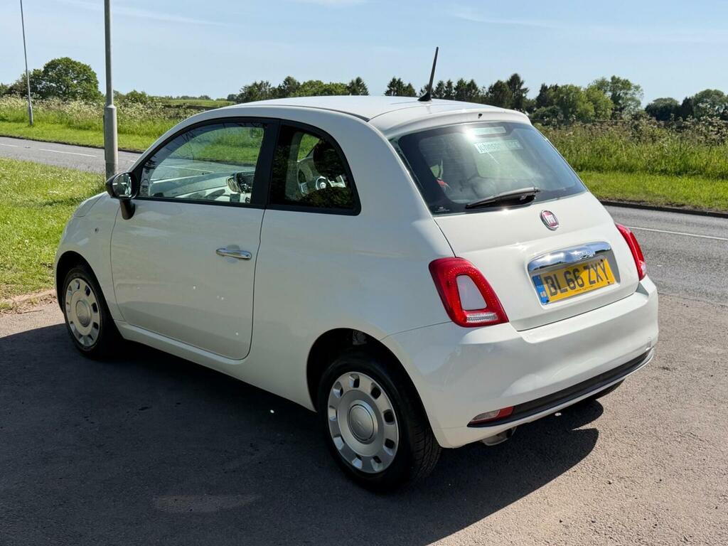Fiat 500 Hatchback 1.2 Pop Euro 6 Ss 201666 BL66ZXY White #6
