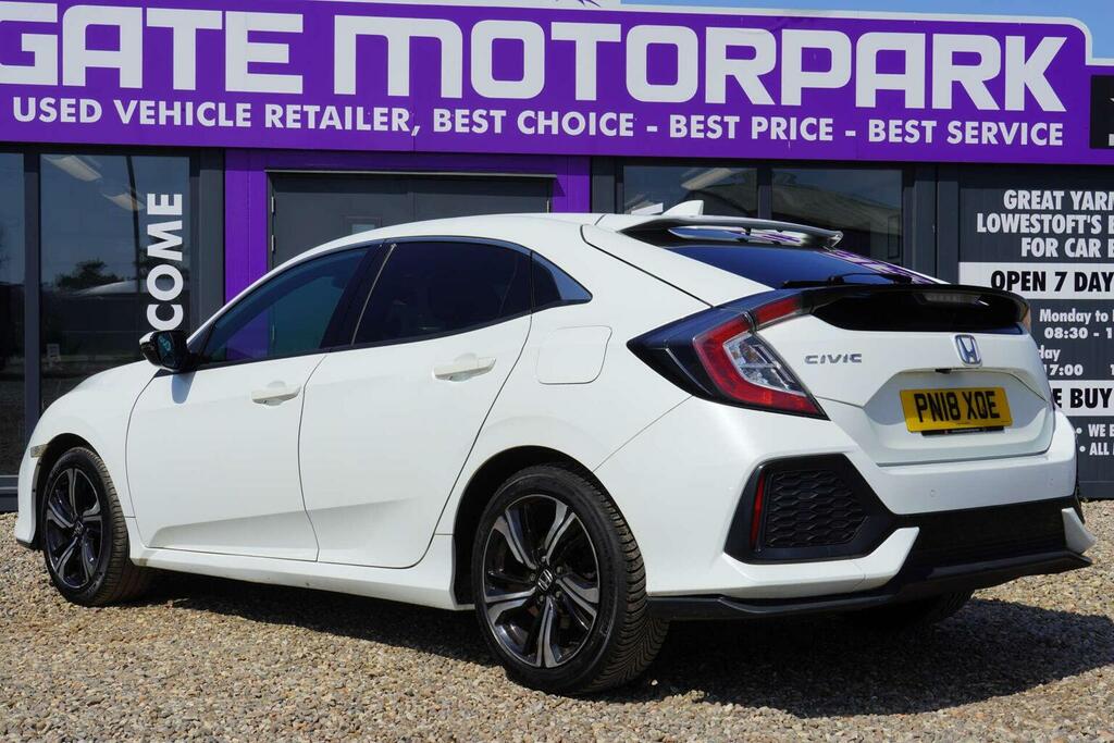 Honda Civic 1.0 Vtec Turbo Sr Euro 6 Ss White #6