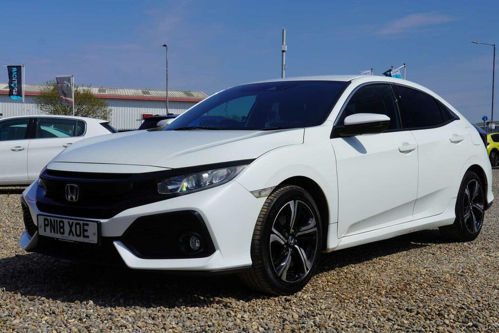 Honda Civic 1.0 Vtec Turbo Sr Euro 6 Ss White #4