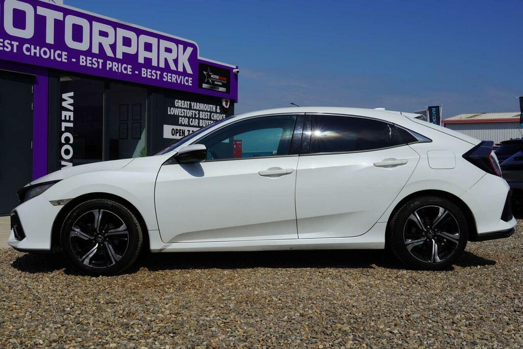 Honda Civic 1.0 Vtec Turbo Sr Euro 6 Ss White #5
