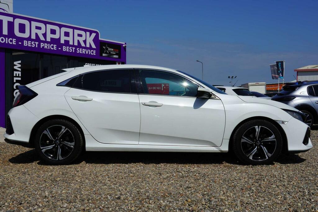 Honda Civic 1.0 Vtec Turbo Sr Euro 6 Ss White #3