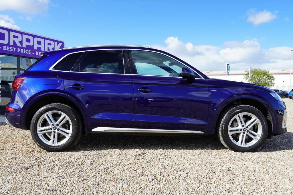 Audi Q5 2.0 Tdi 40 S Line S Tronic Quattro Euro 6 Ss AO21HFN Blue #5