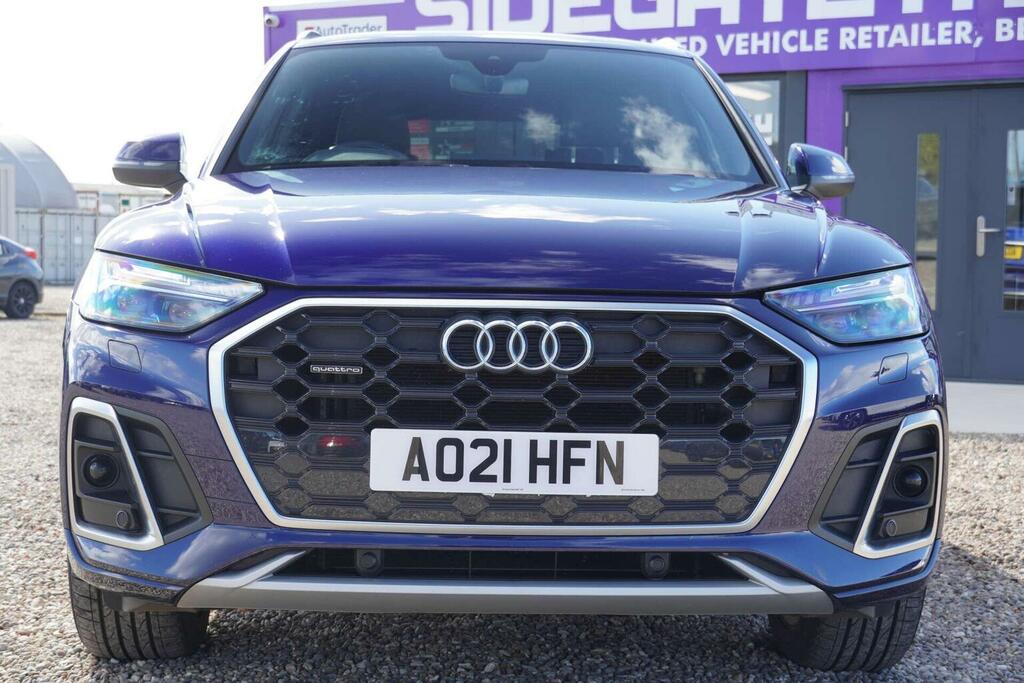 Audi Q5 2.0 Tdi 40 S Line S Tronic Quattro Euro 6 Ss AO21HFN Blue #4