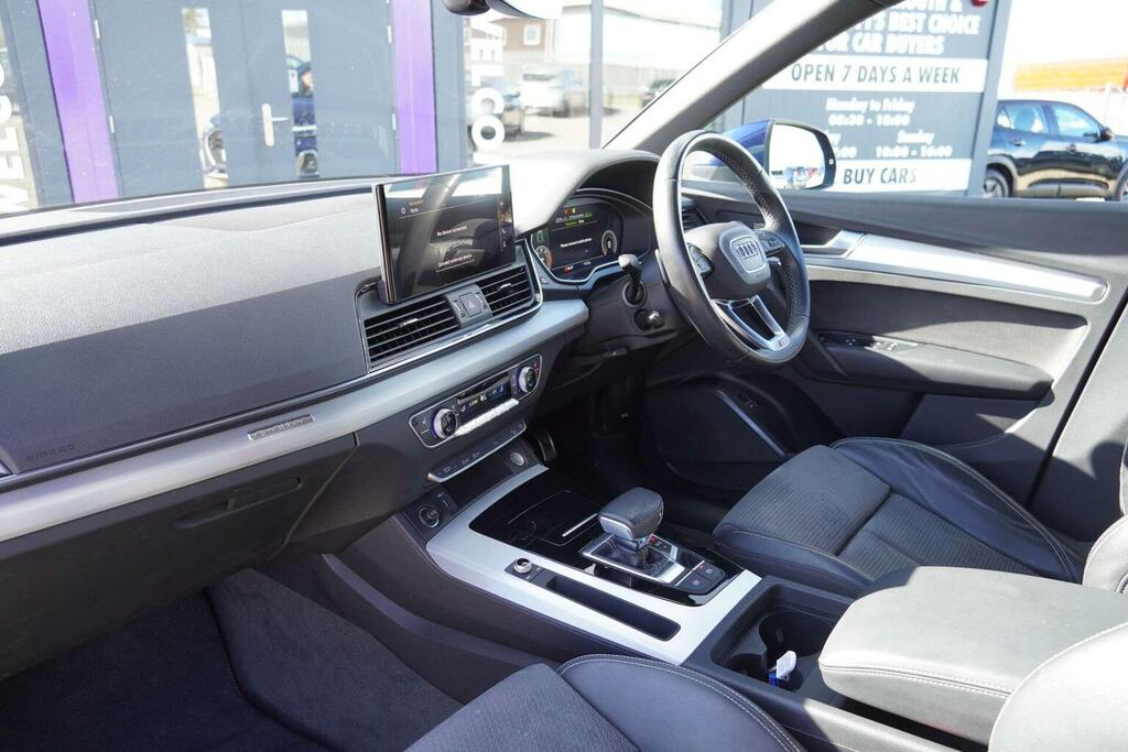 Audi Q5 2.0 Tdi 40 S Line S Tronic Quattro Euro 6 Ss AO21HFN Blue #3