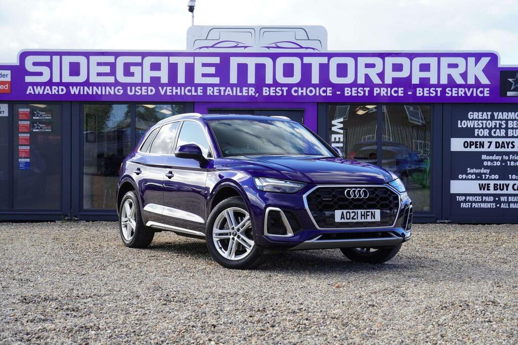 Audi Q5 2.0 Tdi 40 S Line S Tronic Quattro Euro 6 Ss Blue