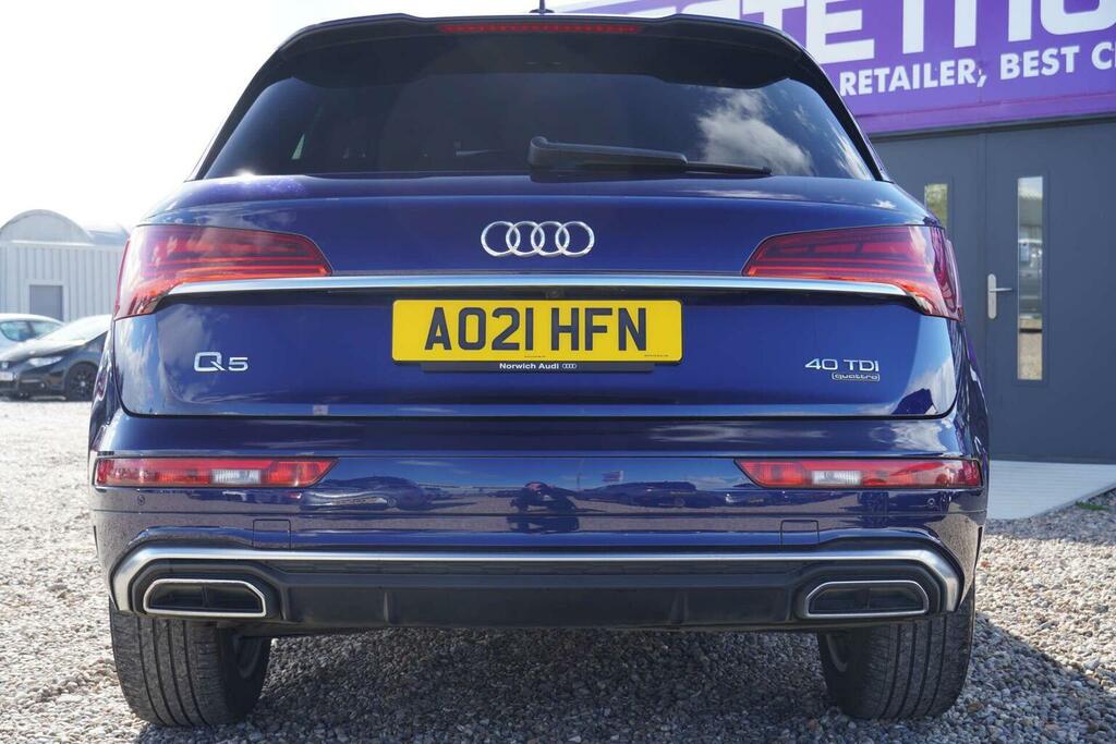 Audi Q5 2.0 Tdi 40 S Line S Tronic Quattro Euro 6 Ss AO21HFN Blue #6