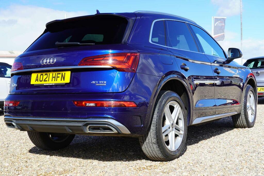 Audi Q5 2.0 Tdi 40 S Line S Tronic Quattro Euro 6 Ss AO21HFN Blue #2