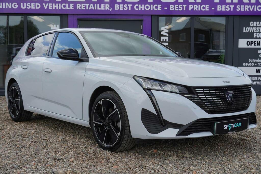 Peugeot 308 Hatchback AJ24JAO White #4