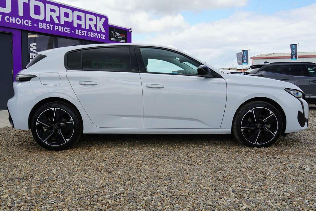 Peugeot 308 Hatchback AJ24JAO White #5