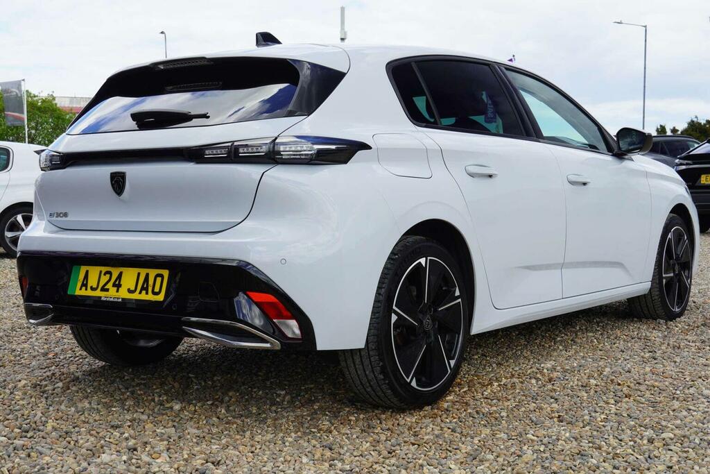 Peugeot 308 Hatchback AJ24JAO White #6