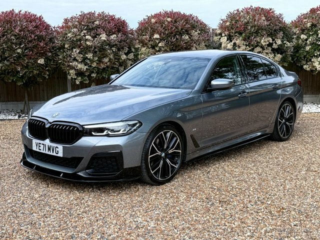 BMW 5 Series 2021 2.0 520D Mht M Sport Full Body Kit Saloon YE71MVG Blue #2