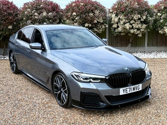 BMW 5 Series 2021 2.0 520D Mht M Sport Full Body Kit Saloon Blue