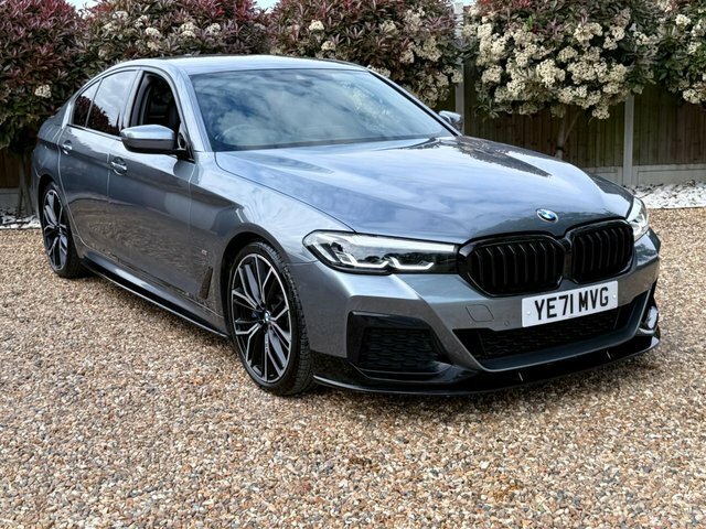 BMW 5 Series 2021 2.0 520D Mht M Sport Full Body Kit Saloon YE71MVG Blue #5