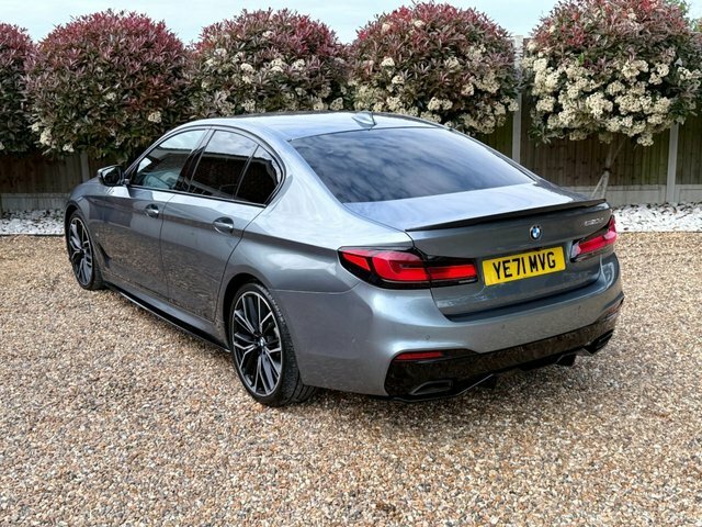 BMW 5 Series 2021 2.0 520D Mht M Sport Full Body Kit Saloon YE71MVG Blue #6