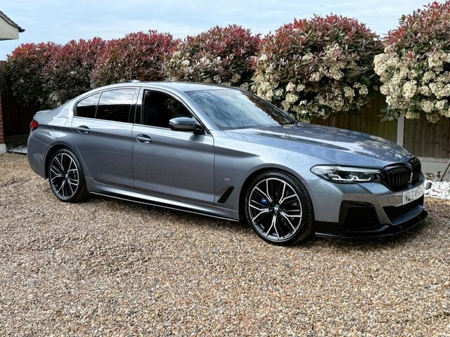 BMW 5 Series 2021 2.0 520D Mht M Sport Full Body Kit Saloon YE71MVG Blue #3