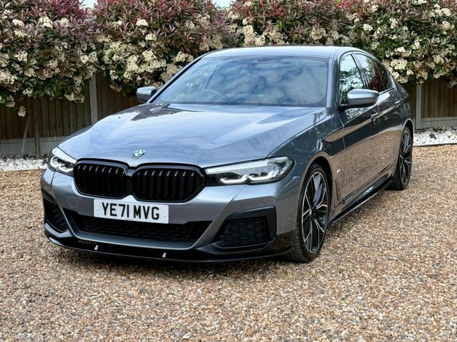 BMW 5 Series 2021 2.0 520D Mht M Sport Full Body Kit Saloon YE71MVG Blue #4