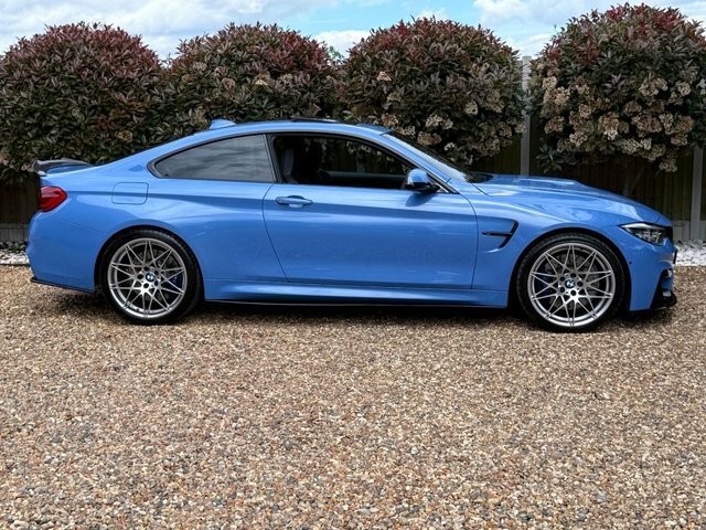 BMW M4 2018 3.0 Biturbo Competition Coupe Dct Y33PRF Blue #3